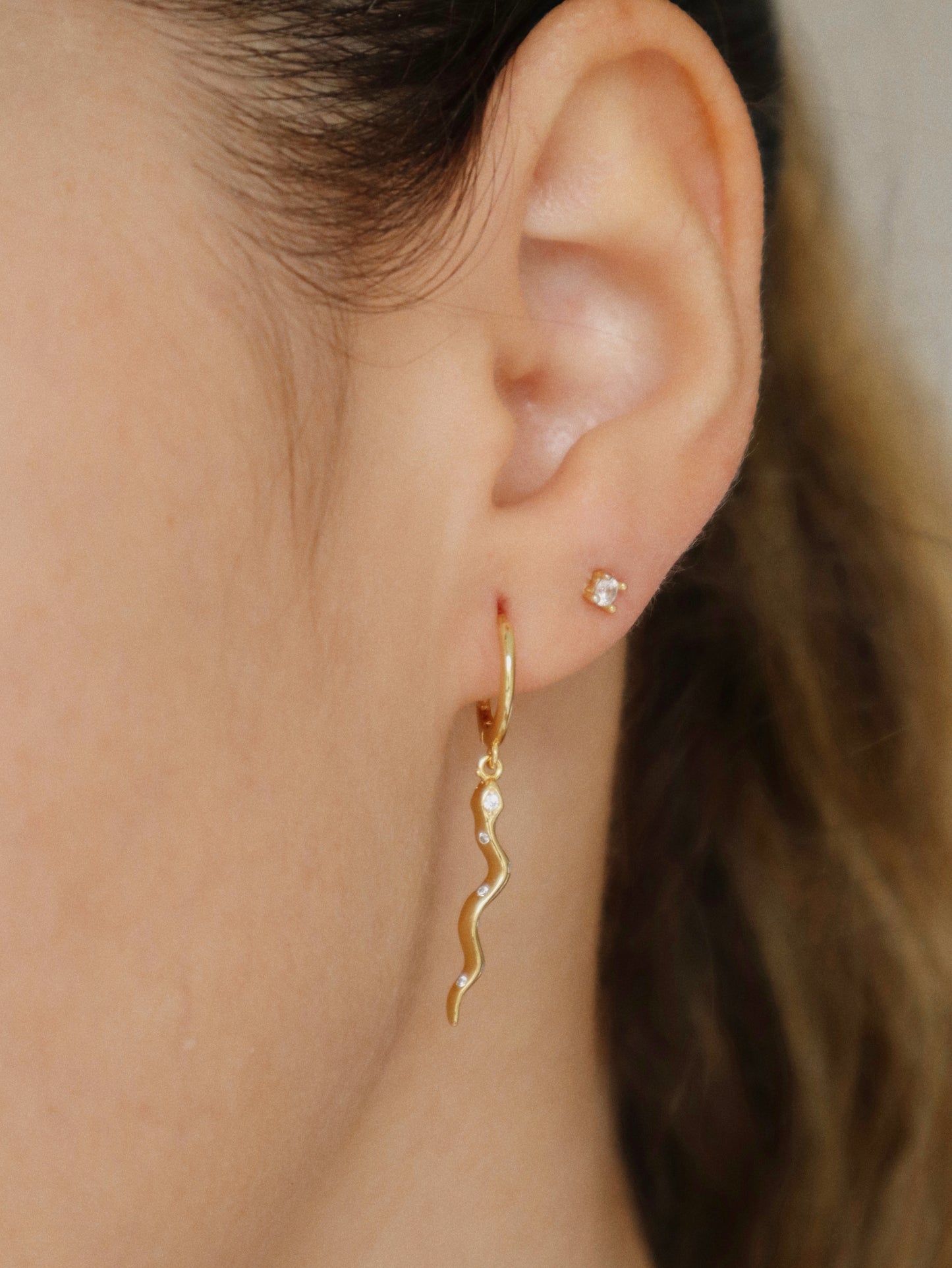 snake earrings