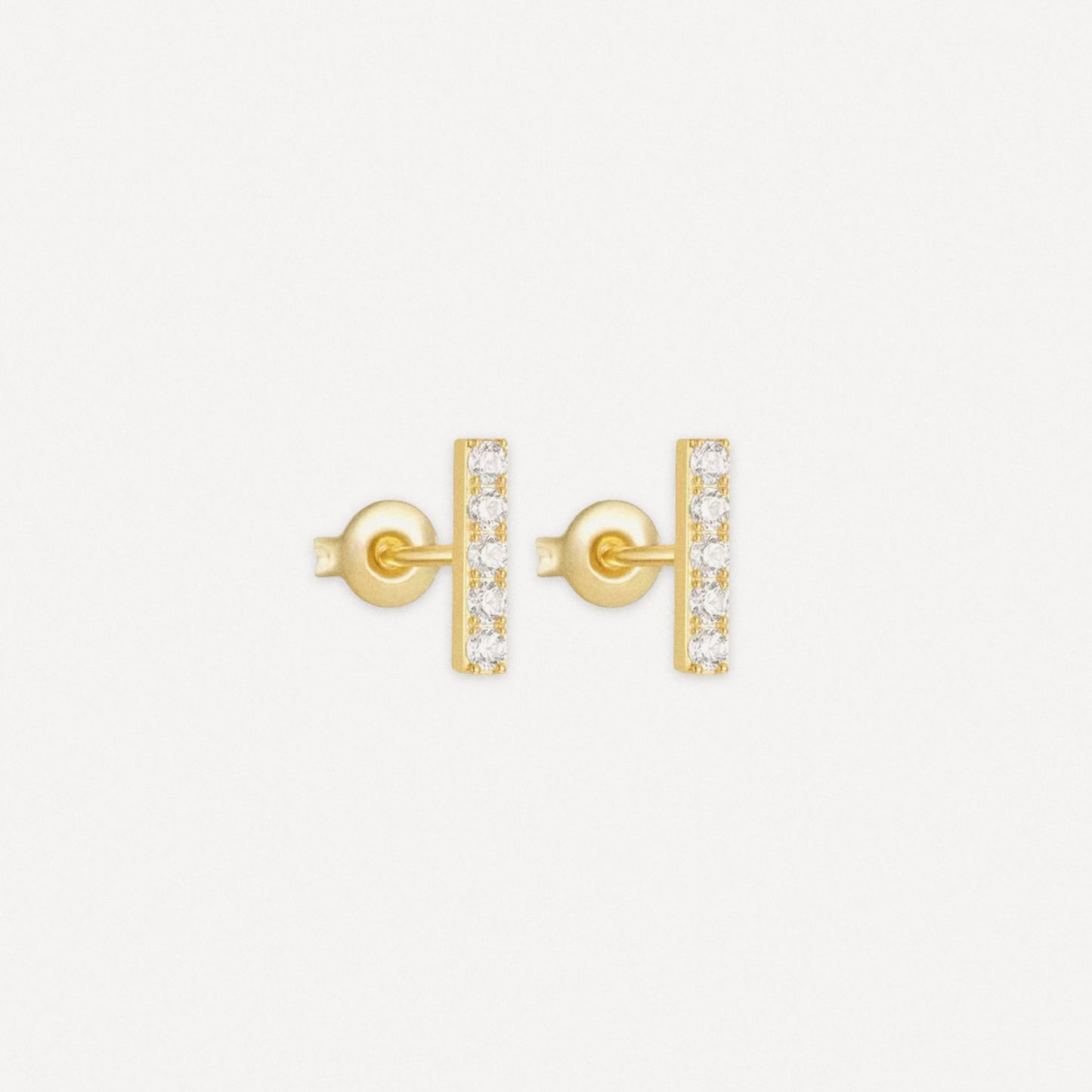 rectangular stud earrings