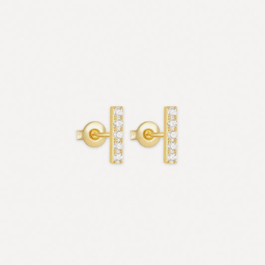 rectangular stud earrings