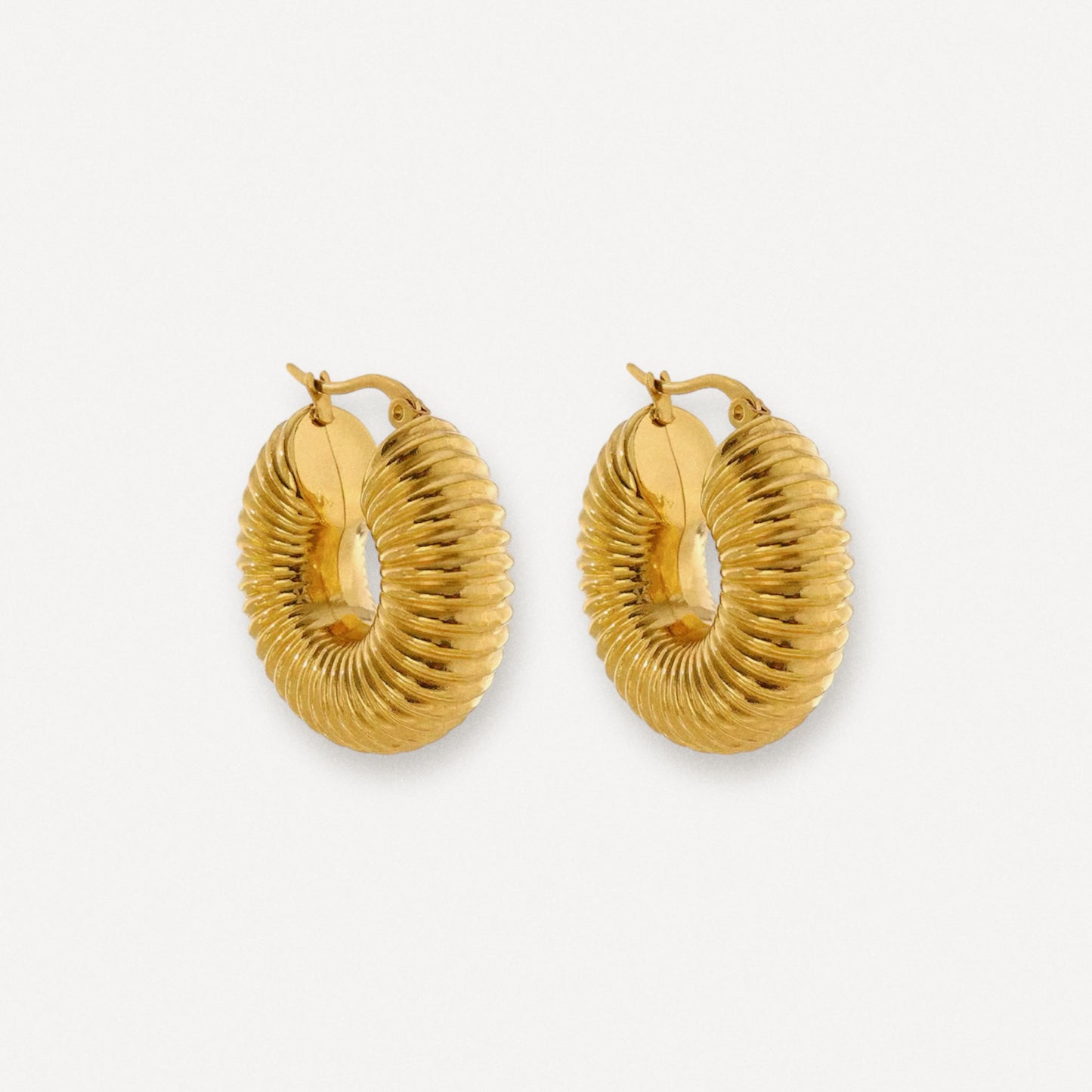 camila chunky hoop earrings